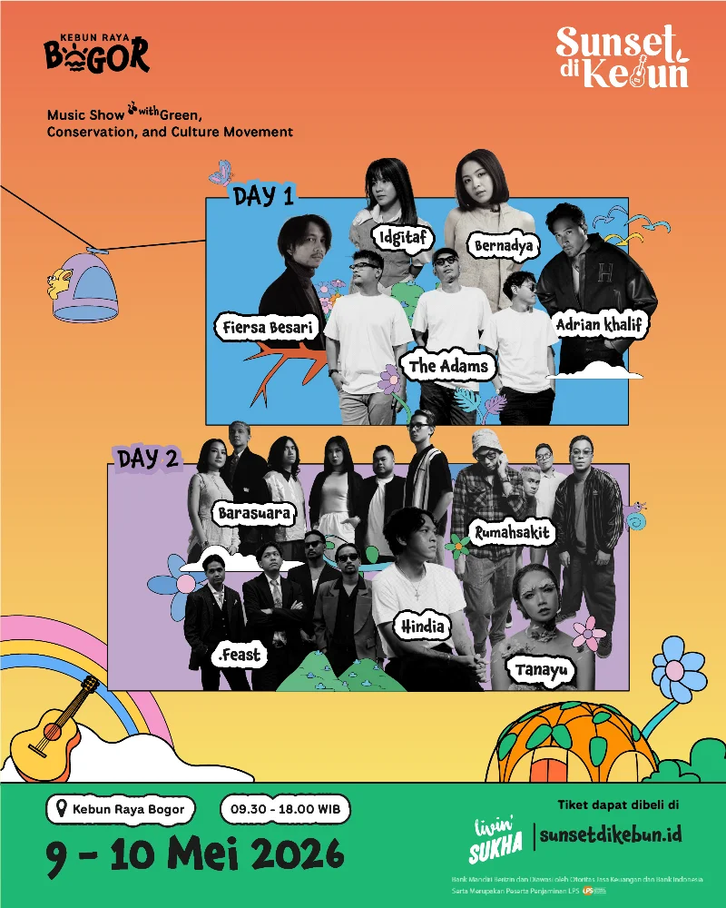 Poster Sunset di Kebun 2026