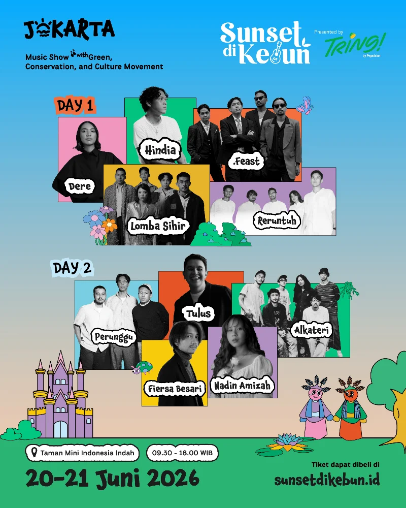 Poster Sunset di Kebun - Jakarta