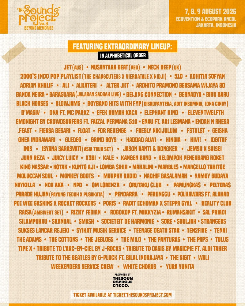 Poster The Sounds Project 2026