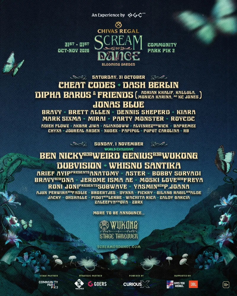 Poster Scream Or Dance 2026