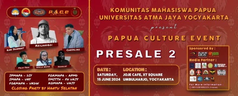 Poster Papua Culture Event ( P.A.C.E ) 2024