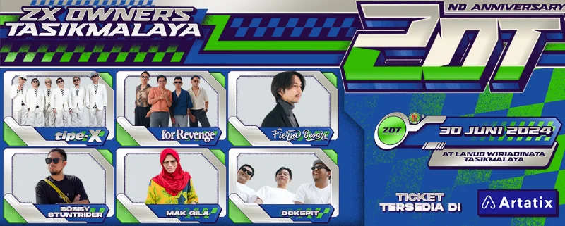 Poster Anniversary Ninja ZX Tasikmalaya