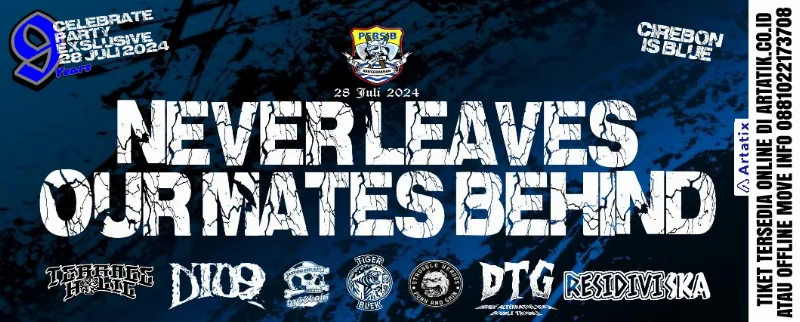 Poster Viking Cirebon -NEVER LEAVES OUR MATES BEHIND-