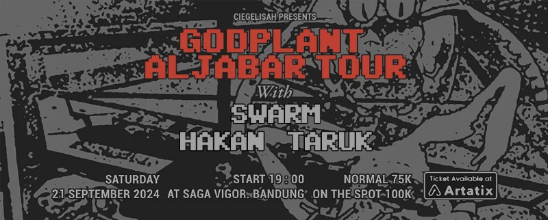 Poster GODPLANT "ALJABAR TOUR”