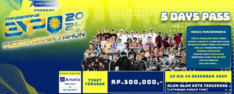 Poster [5 DAYS PASS] Tangerang EXPO 2024