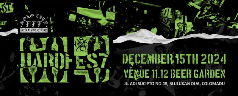 Poster SOLO CITY HARDCORE : HARDFEST