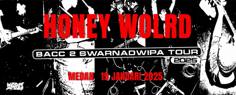 Poster HONEY TOUR "Medan"