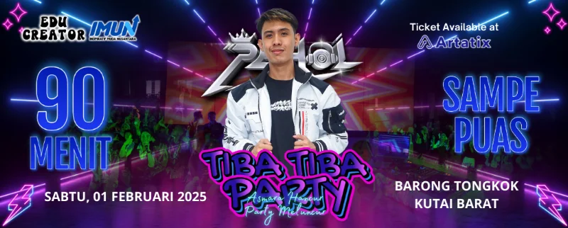 Poster TIBA TIBA PARTY