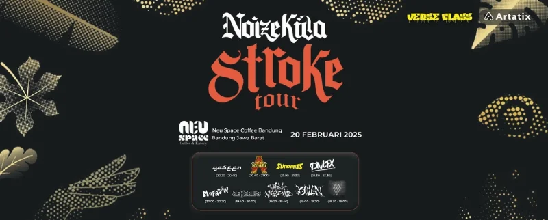 Poster Stroke Tour “Noizekilla” - Bandung