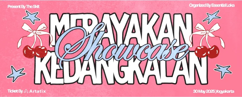 Poster Merayakan Kedangkalan (Essential.loka x The Skit)