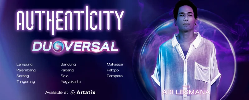 Poster Authenticity Duoversal - Live Karaoke with Ari Lesmana (Solo)