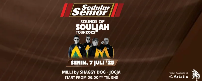 Poster Sounds of Souljah Tour 2025 Yogyakarta