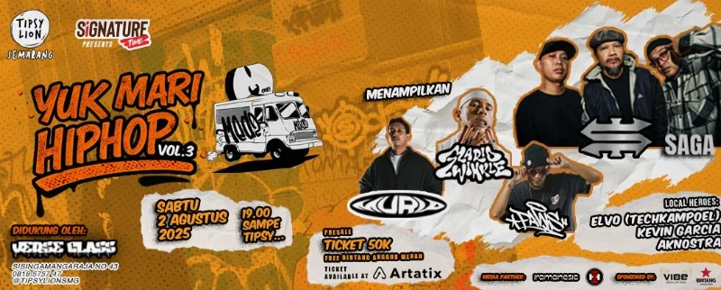Poster YUK MARI HIPHOP VOL.3 - Semarang
