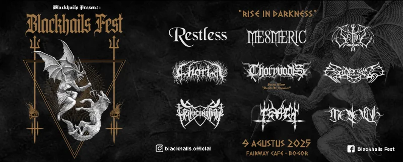 Poster BLACKHAILS FEST