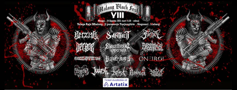 Poster Malang Blackfest 8