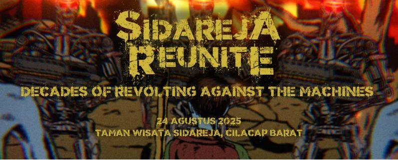 Poster SIDAREJA REUNITE - Decades of Revolting Against the Machines