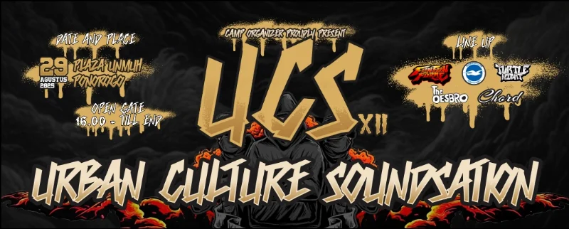 Poster URBAN CULTURE SOUNDSATION XII
