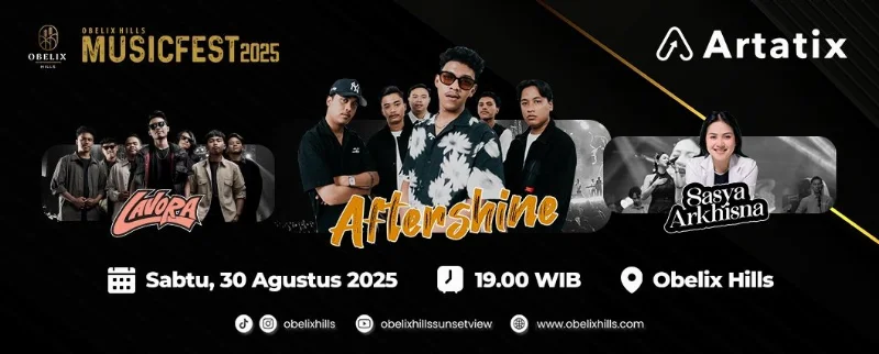 Poster Obelix Hills Music Fest 2025