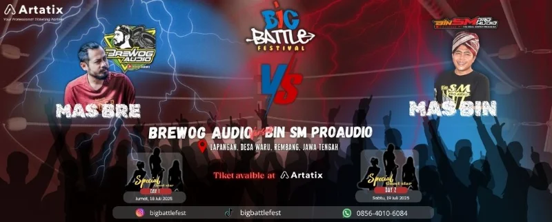 Poster BIG BATTLE FESTIVAL