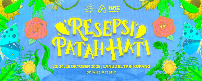 Poster HAI FEST "RESEPSI PATAH HATI"