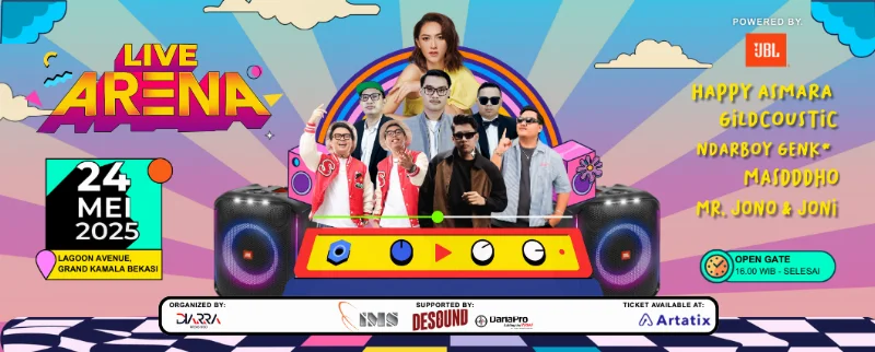 Poster LIVE ARENA BEKASI