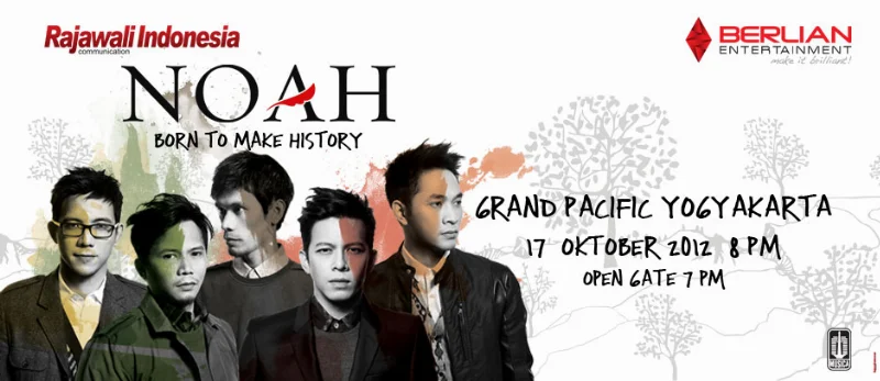 Poster NOAH “BORN TO MAKE HISTORY CONCERT”