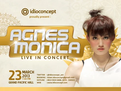 Poster Agnes Monica Live in Concert