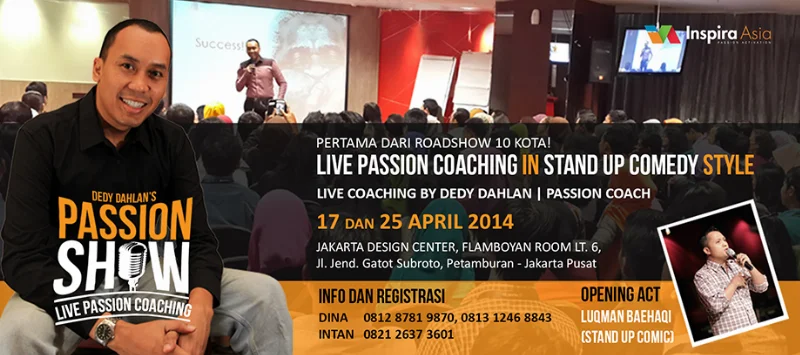 Poster PASSION SHOW with Dedy Dahlan