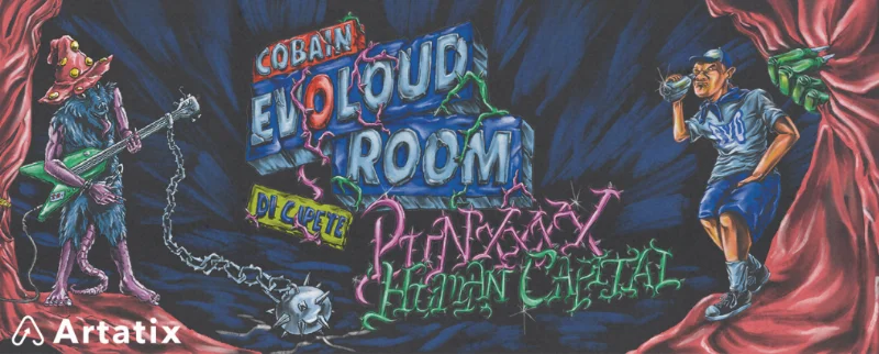 Poster Cobain Evoloudroom - Punxxxx Capital