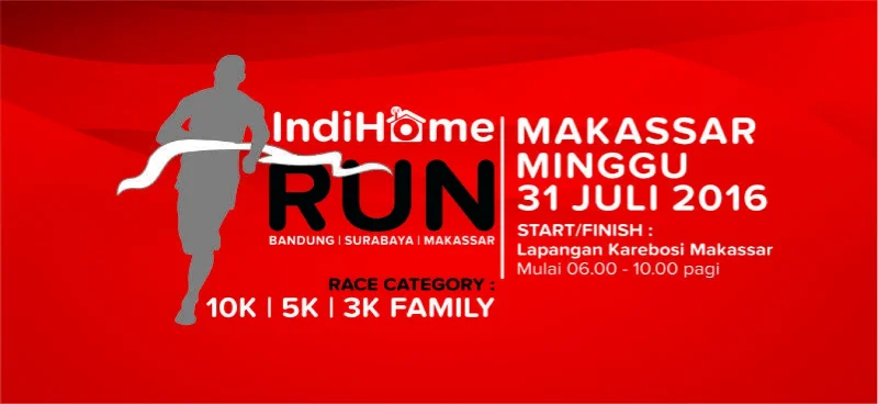 Poster INDIHOME RUN MAKASAR