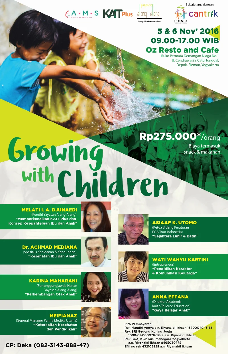 Poster Growing With Children