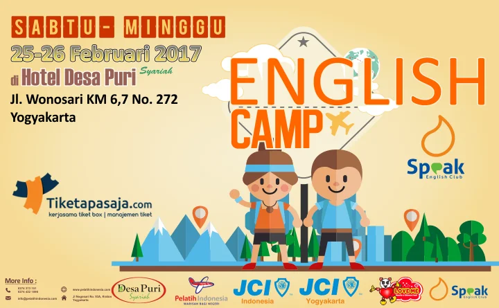 Poster ENGLISH CAMP