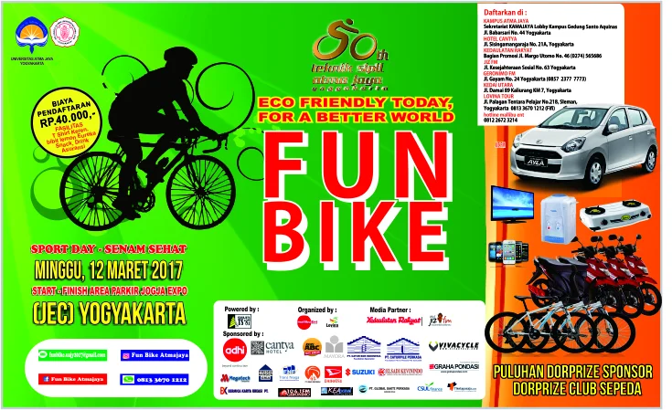 Poster FUN BIKE 50TH TEKNIK SIPIL UAJY