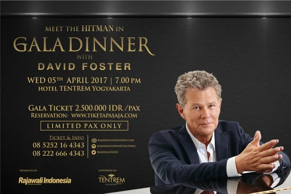 Poster Meet The HITMAN in GALA DINNER with DAVID FOSTER