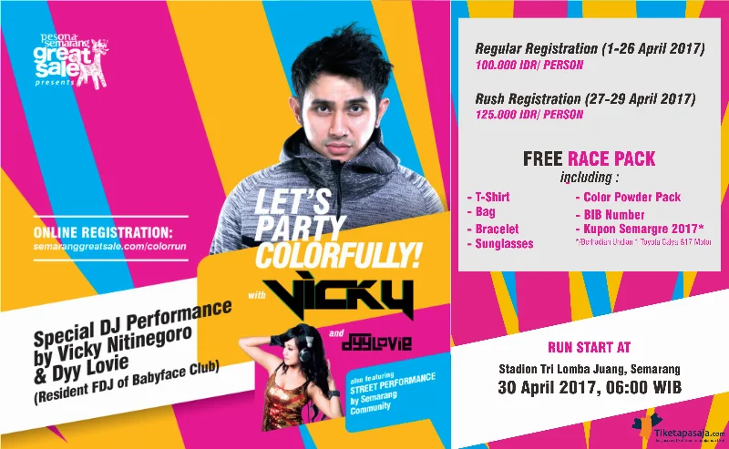 Poster SEMARGRES COLOR RUN SEMARANG