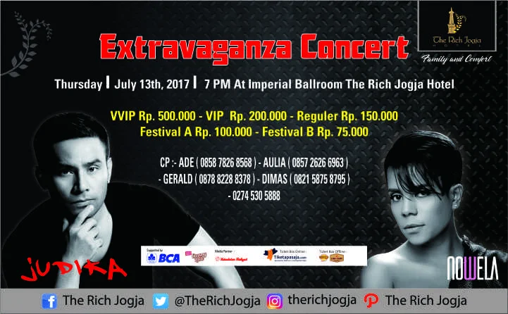Poster JUDIKA & NOWELA EXTRAVAGANZA CONCERT