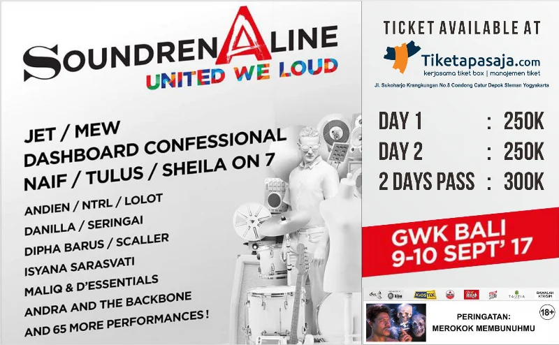 Poster SOUNDRENALINE 2017