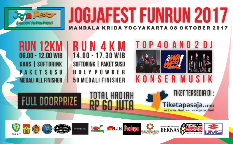 Poster JOGJAFEST FUNRUN 2017