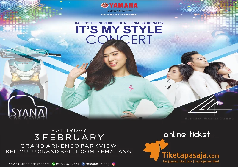 Poster IT'S MY STYLE CONCERT ( ISYANA SARASVATI X GAC )
