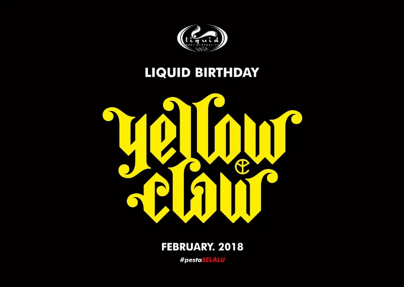 Poster LIQUID BIRTHDAY - YELLOW CLAW