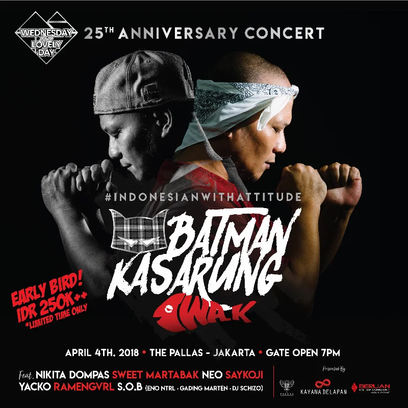 Poster 25th ANNIVERSARY IWA K & FRIENDS