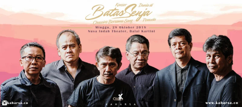 Poster Konser Dunia di Batas Senja: Chaseiro bersama Sang Pemuda