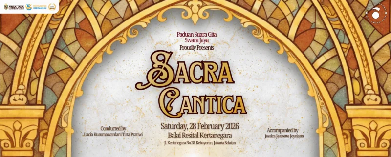 Poster PSGSJ Annual Concert 2026 "Sacra Cantica"