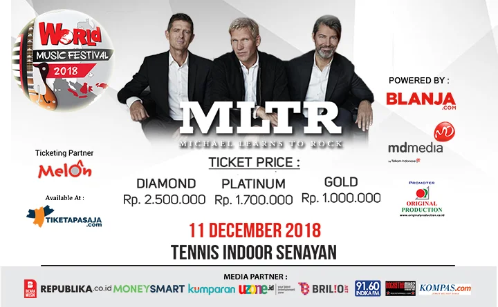 Poster World Music Festival MLTR (Michael Learns To Rock)