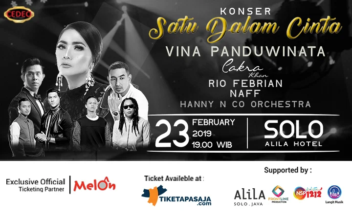 Poster KONSER SATU DALAM CINTA