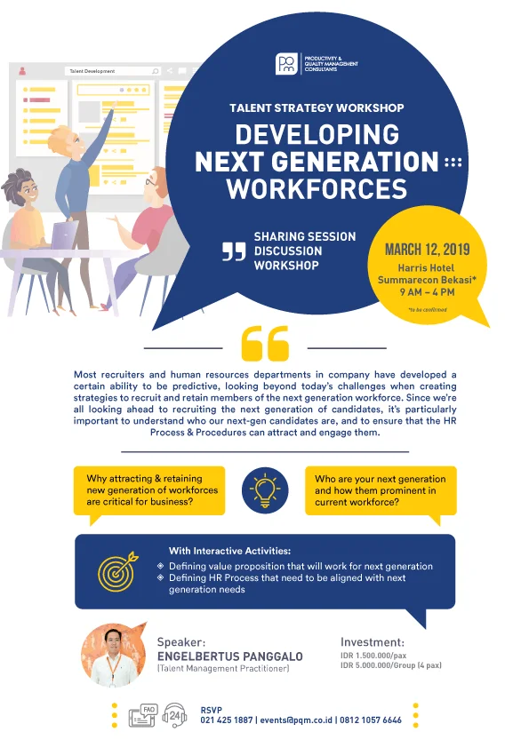 Poster Developing Next Generation Workforces
