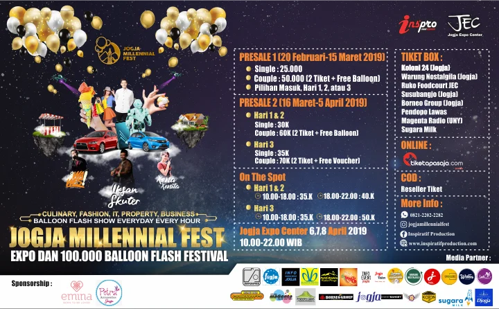 Poster JOGJA MILLENNIAL FEST
