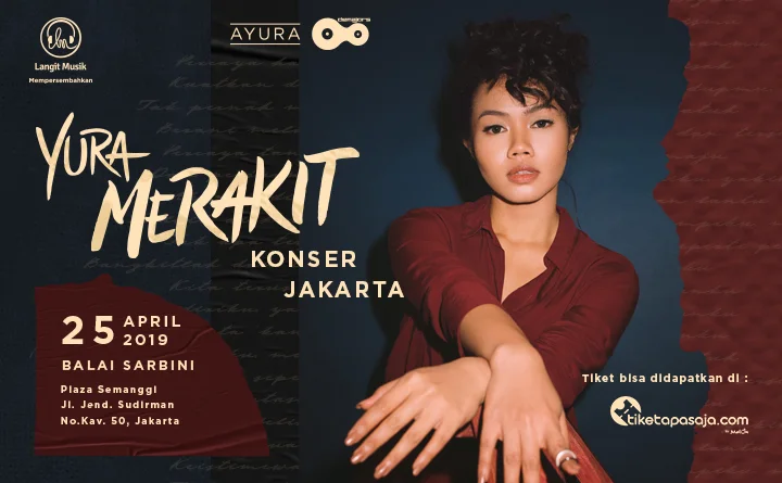 Poster YURA MERAKIT KONSER JAKARTA