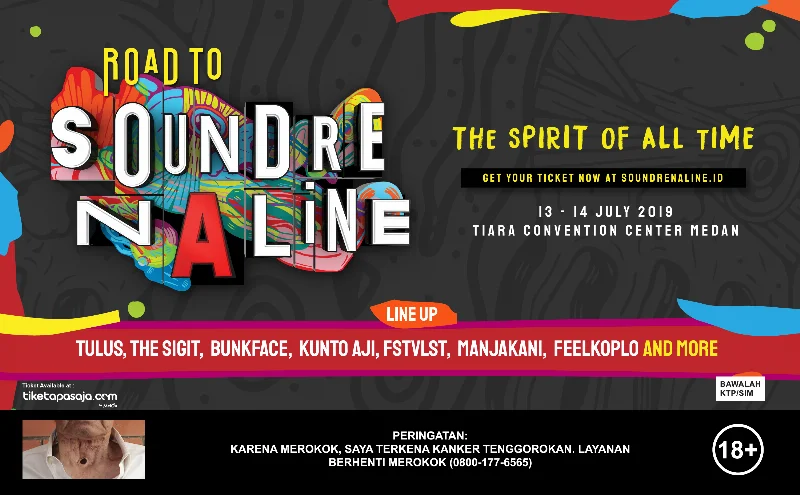 Poster Road To Soundrenaline 2019 - MEDAN