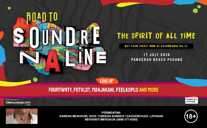 Poster Road To Soundrenaline 2019 - PADANG
